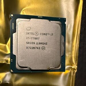 Intel Core i7-7700T Processor - Silver and Blue